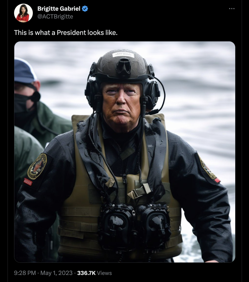 Fact Check: Photo Of Trump Wearing Helmet, Military-Style Vest Is NOT ...